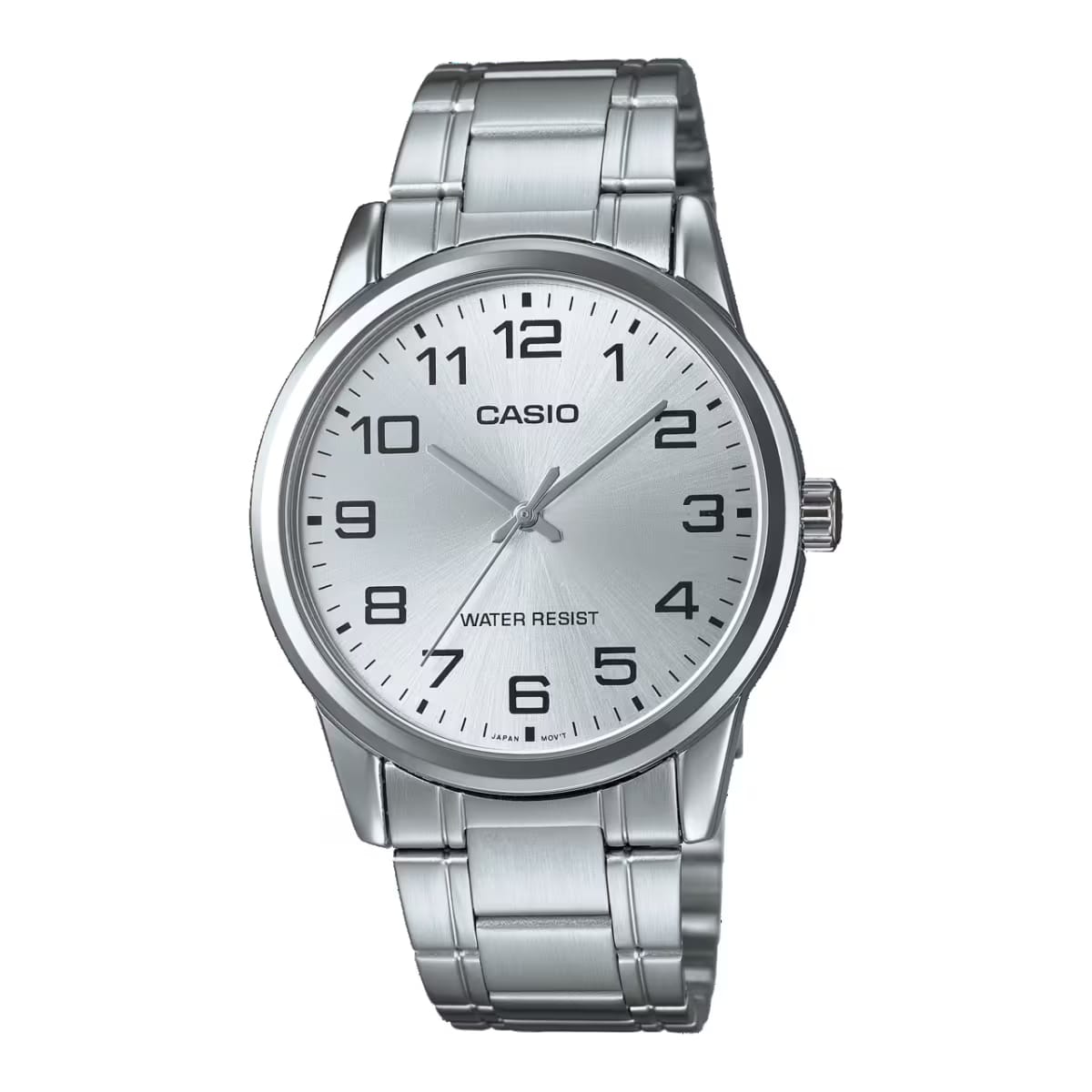 Casio Silver-Tone Stainless-Steel Watch w/Silver Dial (9661)