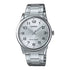 Casio Silver-Tone Stainless-Steel Watch w/Silver Dial (9661)